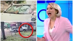 Atacatoarea Mirelei Vaida s-a întors! I-a distrus mașina cu bolovani, chiar în timpul transmisiei live: „Să fie închisă!”