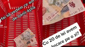 Un tiktoker a stârnit reacții după ce a arătat ce mănâncă de 20 de lei pe zi