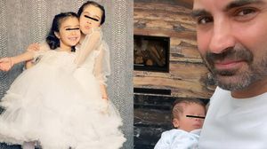 Pepe alături de copiii săi
