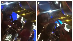 Reacția virală a lui Tzancă Uraganu, după ce a primit bani de la un rocker, în timpul unui concert: „A venit aici să asculte manele”