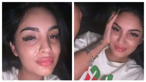 Simina Loica în lacrimi