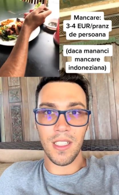 Un român locuiește de două luni în Bali, într-o vilă cu piscină, iar ce a descoperit l-a făcut viral! Ar fi cheltuit mai mult în Cluj-Napoca
