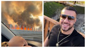 Culiță Sterp prins în mijlocul unui incendiu
