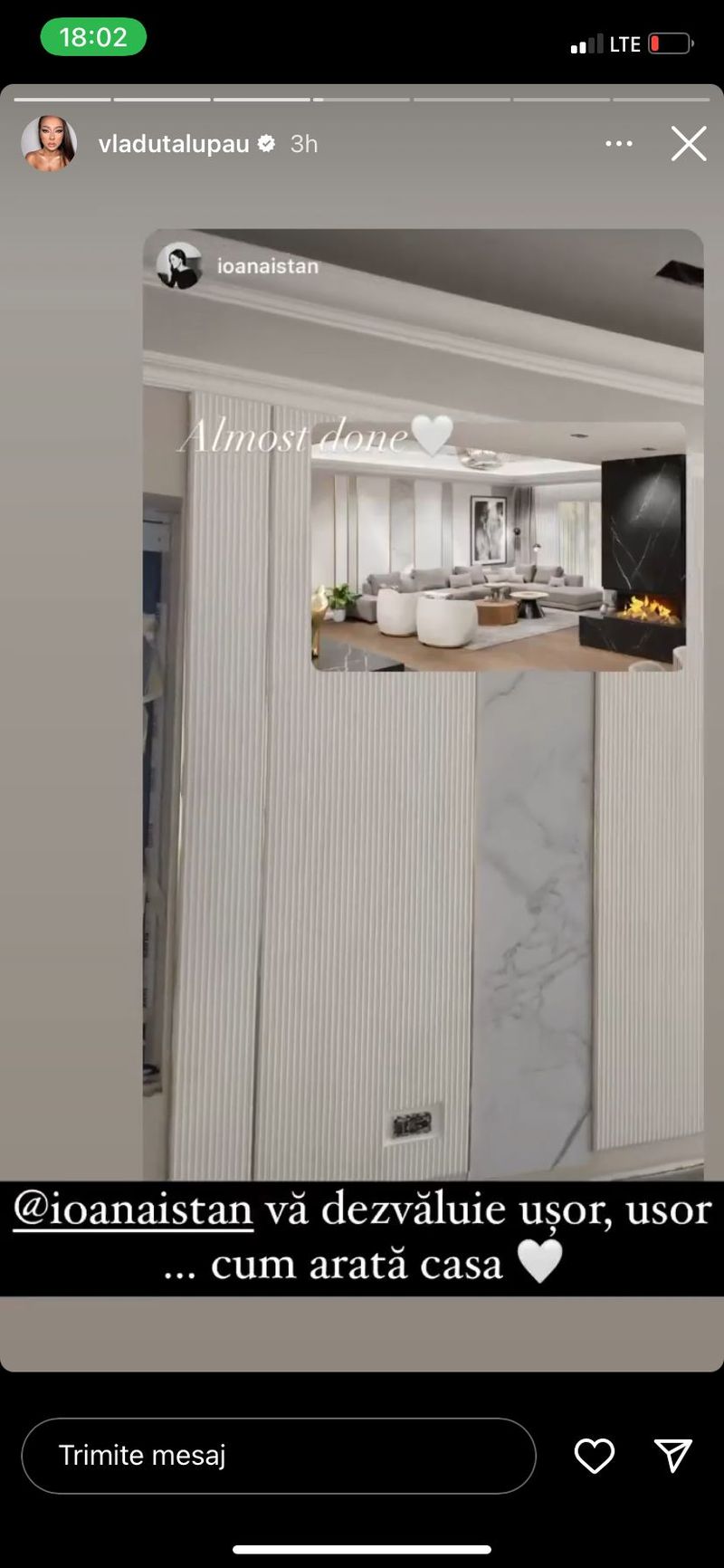 Cum va arăta vila Vlăduței Lupău! Artista a publicat primele imagini cu rezultatul final: &bdquo;Nu mai am răbdare&rdquo;