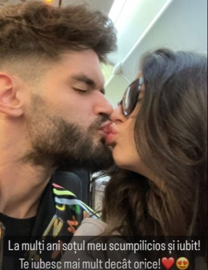 Edward Sanda împlinește 25 de ani iar Cleopatra nu a ratat ocazia să-l surprindă.  cleopatra stratan, edward sanda, edward sanda zi de nastere, cleopatra si sotul