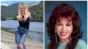 Daniela Gyorfi și Carmen Harra