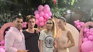 Brigitte Pastramă, copii ei și florin Pastramă 