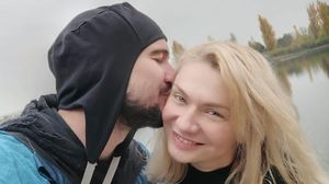 Cristina Cioran și Alex Dobrescu, iubitul ei.