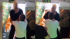 Loredana Groza, „pusă la zid” la propriu de Ionuț Iftimoaie! Artista a fost luată prin surprindere de boxer