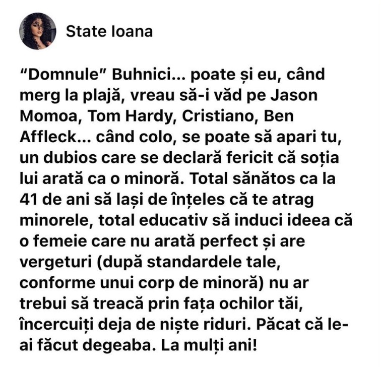 ioana state, stand-up comedy, george buhnici reactii, reactii la george buhnici minora