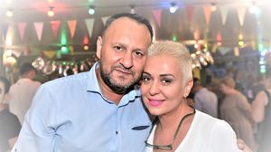 Monica Anghel și soțul ei 