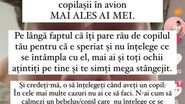 Irina Deaconescu, reacție  dură la adresa celor care critică părinții beblușilor care plâng în avion „Pune căștile în urechi și gura”