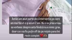 Mira pe patul de spital