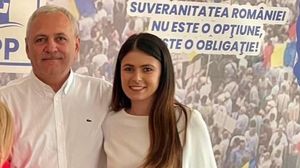Liviu Dragnea și tânăra despre care s-a scris că este iubita lui  Liviu Dragnea Oana Diana Leonte