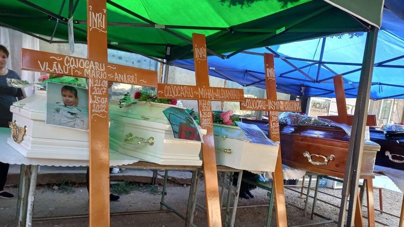accident teleorman, familie moarta, copii morti