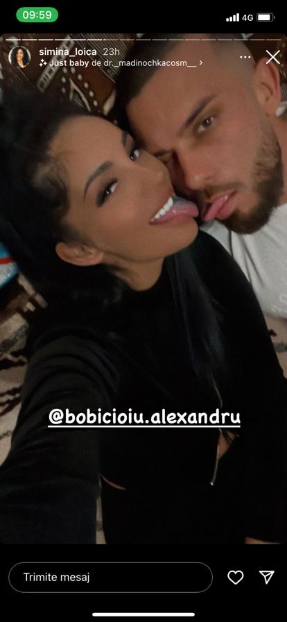 Simina Loica și Alex Bobicioiu nu se mai feresc deloc! Imaginile care demonstrează că fosta lui Zănoagă este mai &icirc;ndrăgostită ca niciodată de noul iubi