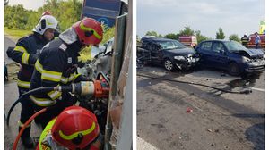 Accident grav pe Autostrada A1, cu 7 mașini! O persoană a murit, iar alte cinci sunt rănite