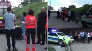 Imagini accident Iași