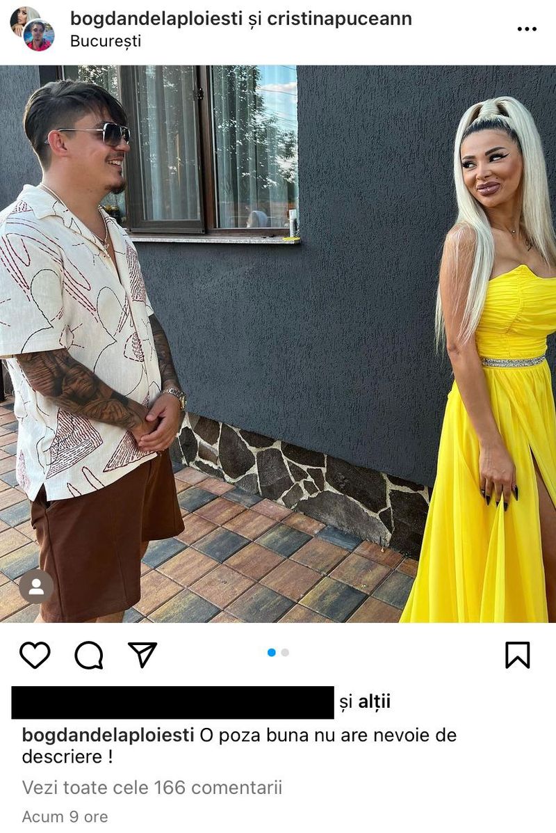 Bogdan de la Ploiești, Bogdan de la Ploiești relație, Bogdan de la Ploiești și Cristina Pucean, Cristina Pucean, Cristina Pucean relație