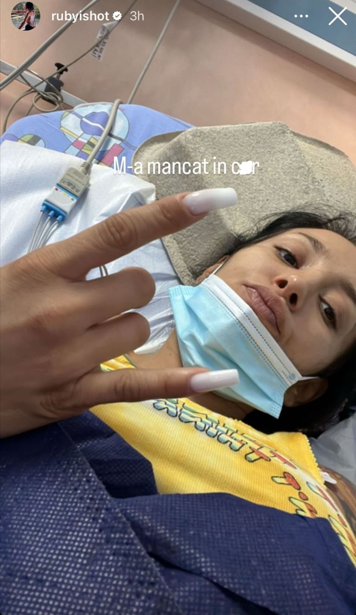 Ruby s-a fotografiat pe patul de spital. Ce a pățit îndrăgita artistă -  WOWBiz