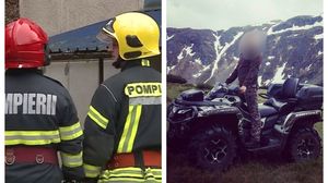 Un pompier a ajuns de urgență la spital, după ce un coleg i-a dat foc în curtea unității de pompieri din Borșa