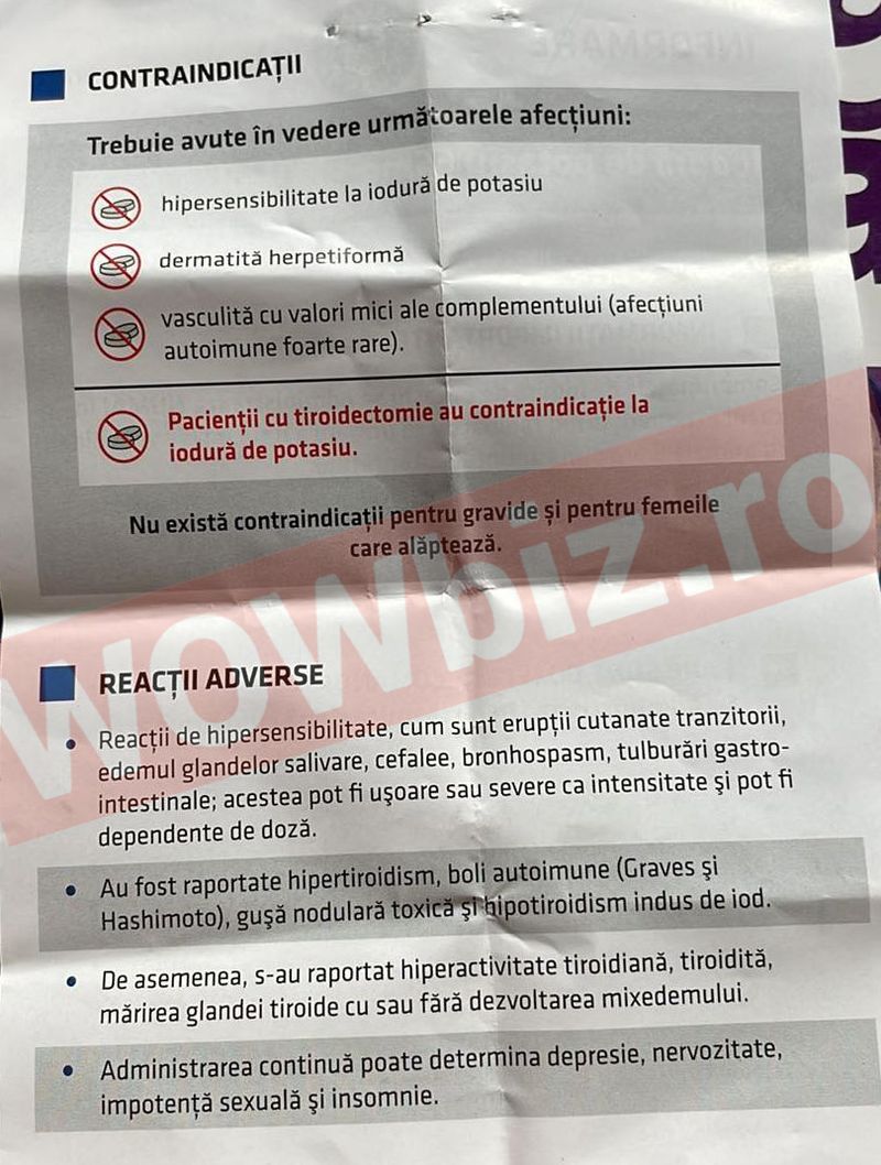 indicatii pastile de iod