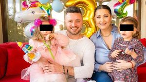 Gabriela Cristea și Tavi Clonda copii