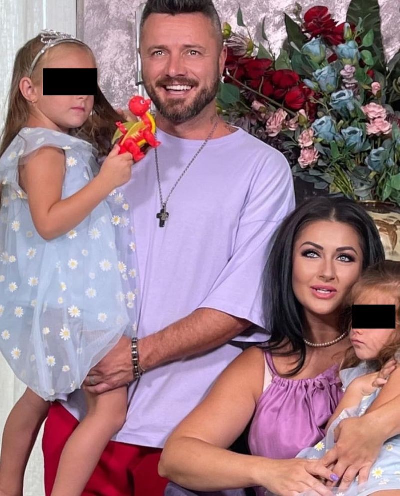 Gabriela Cristea și Tavi Clonda fetițe