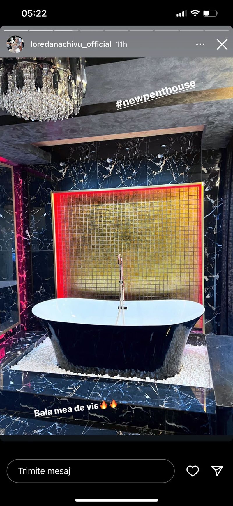 Loredana Chivu, cele mai noi imagini din penthouse-ul de lux! Cum arată locuința divei