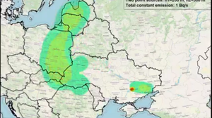 simulare raspandire material radioactiv zaporojie