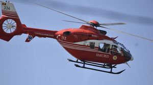 Un copil de 1 an și 8 luni a căzut de la etajul 2, în Giurgiu! A fost transportat cu ellicopterul SMURD la un spital din București