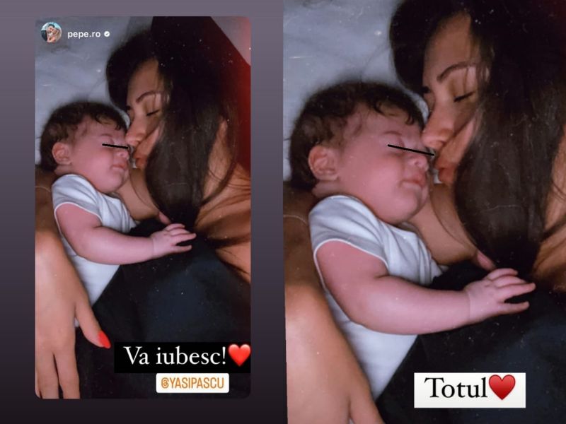 Yasmine Pascu și fiul ei