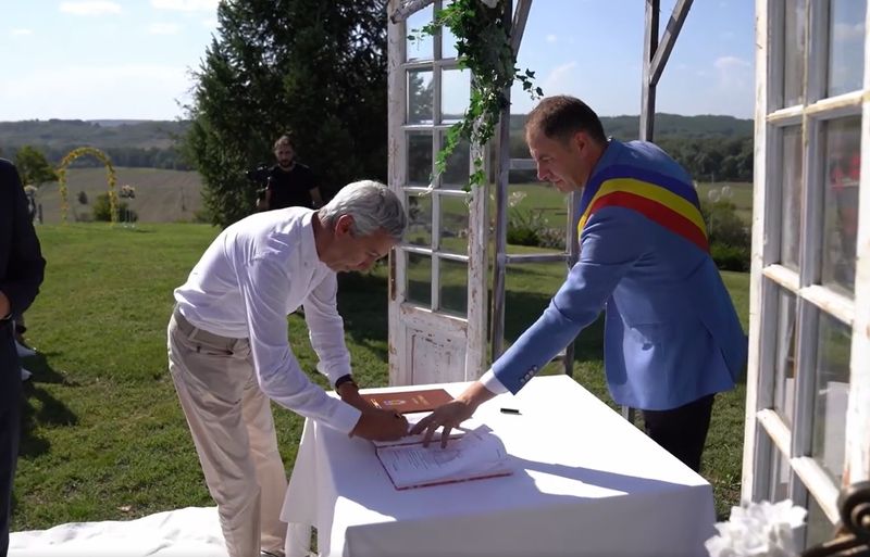 Dan Diaconescu martor la cununia lui George Simion