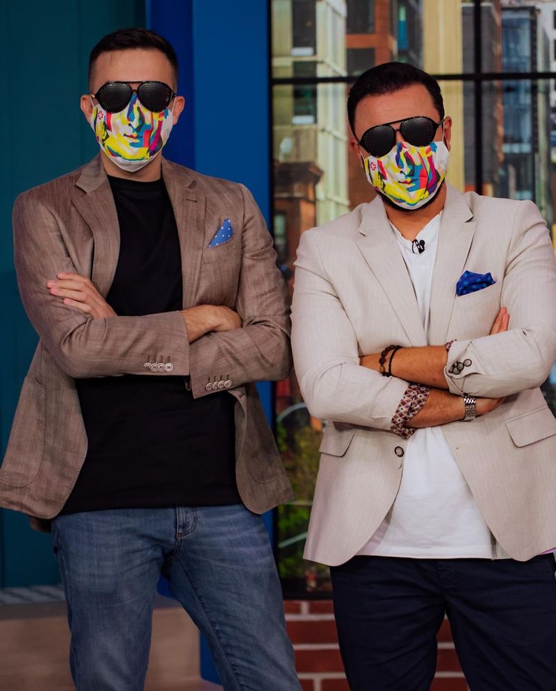 Andrei, soțul lui Emily, și Cătălin Măruță 