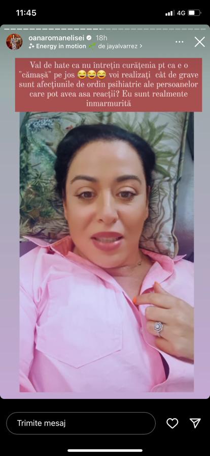 &bdquo;Trăiesc o spaimă de nedescris&rdquo; Oana Roman, copleșită de probleme &icirc;n familie. Ce se &icirc;nt&acirc;mplă, de fapt, cu vedeta