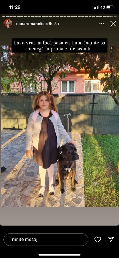 Fiica Oanei Roman, emoții mari în prima zi de școală în clasa a 2-a! Isa este pregătită pentru tot ce va urma