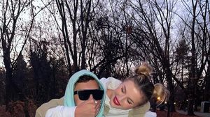 Emily Burghelea și soțul ei 