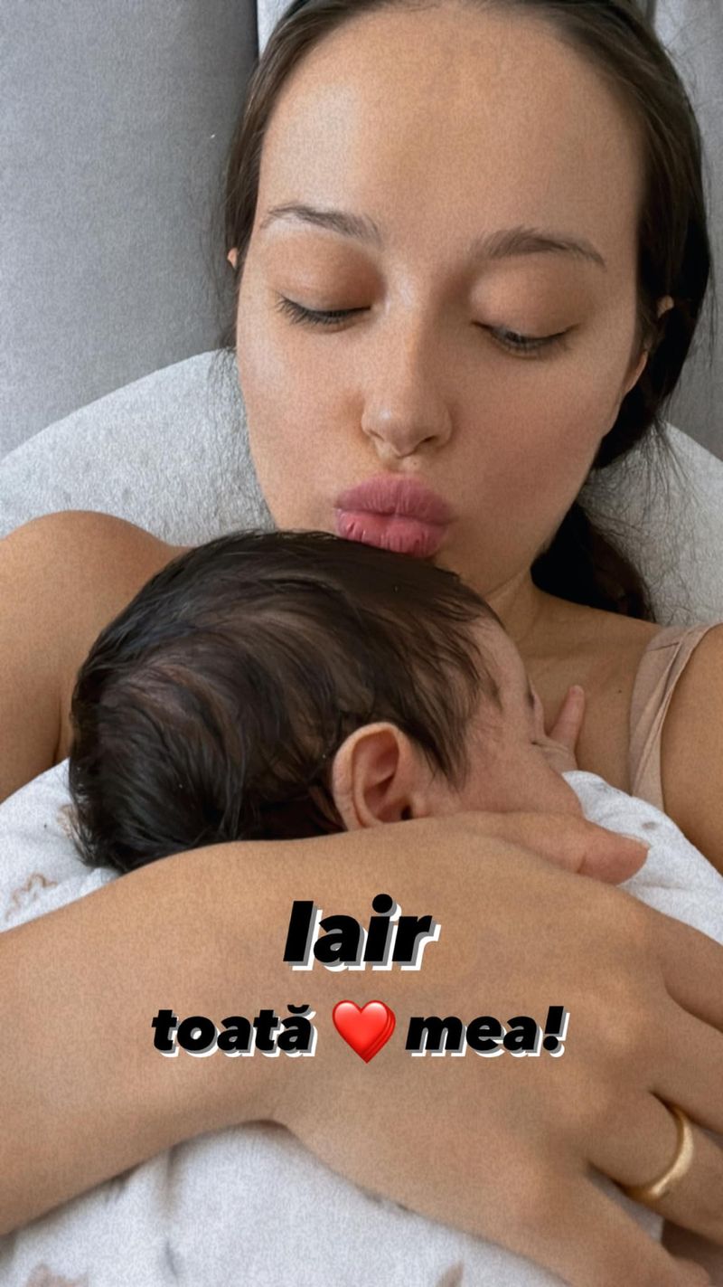 Vlăduța Lupău și fiul ei