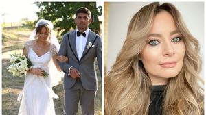 Laura Cosoi și soțul său 