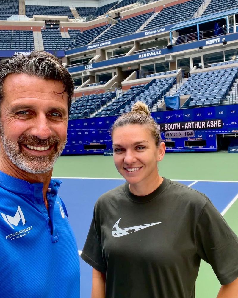 Patrick Mouratoglou, Simona Halep 