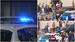 Scene ca în filmele de acțiune în fața Spitalului din Gherla! S-a lăsat cu împușcături și cu bătaie între mai mulți localnici