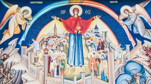 Cum arată și ce semnificație are icoana „Acoperământul Maicii Domnului”