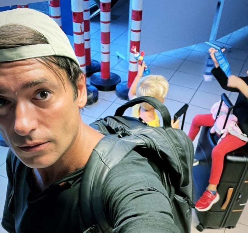 Adela Popescu și Radu Vâlcan copii