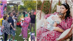 „Este însărcinată?” Gabriela Cristea i-a făcut o surpriză nebănuită lui Tavi Clonda, chiar la petrecerea fiicei lor! Ce au observat, însă, internauții?