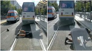 ambulanta, bucuresti, accident, tramvai