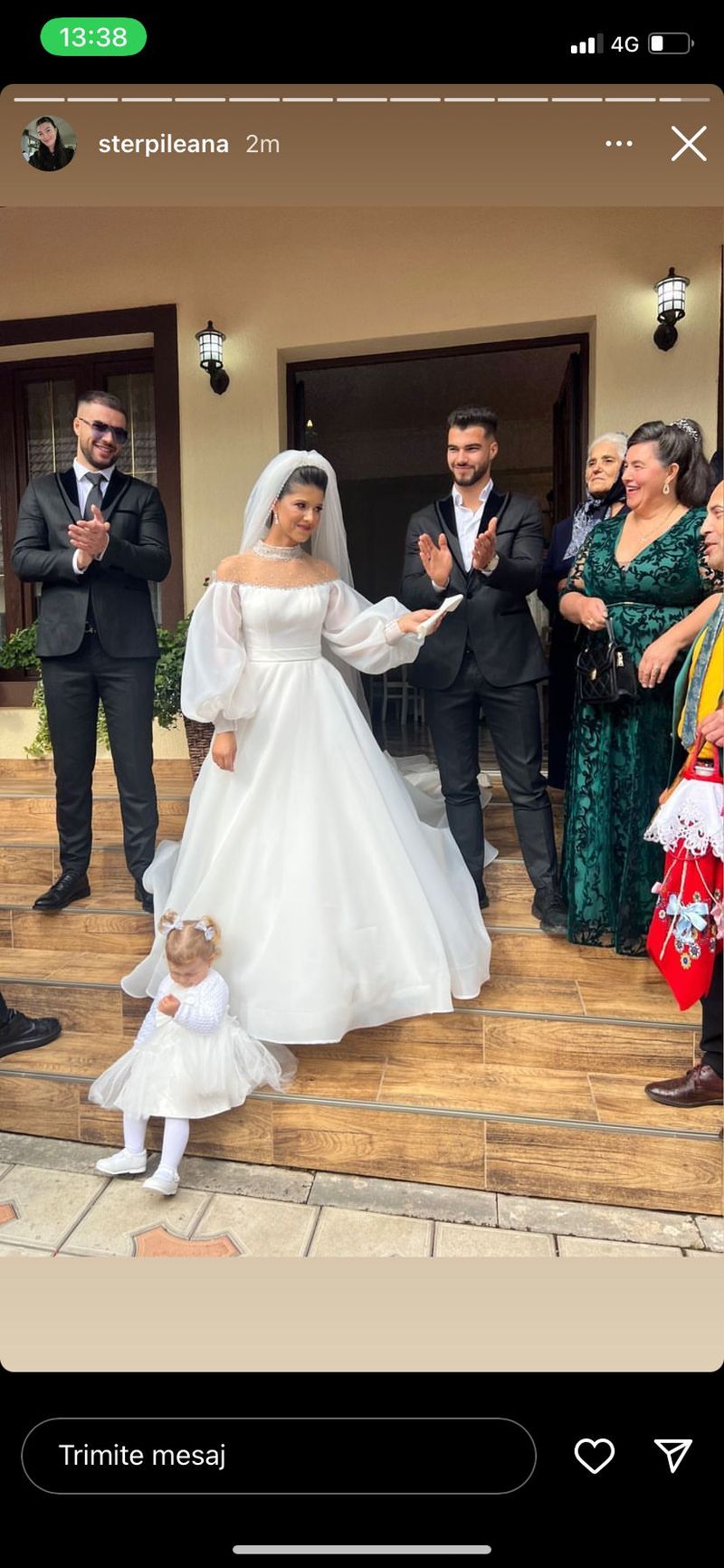 Cum a reacționat mama Geta când și-a văzut fiica cea mică mireasă! Geta Sterp a izbucnit în lacrimi