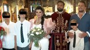Adriana Bahmuțeanu și George Restivan copii
