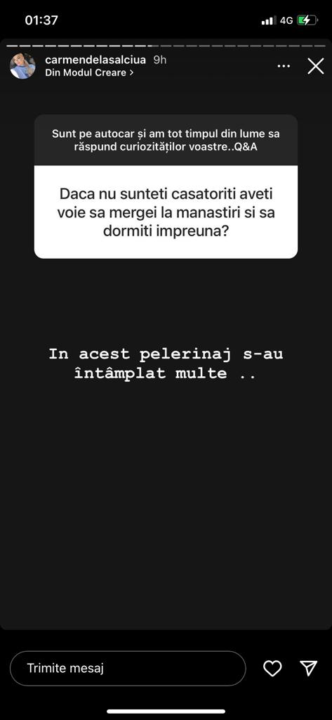 Carmen de la Sălciua și Marian Corcheș s-au căsătorit în secret în pelerinajul de pe Muntele Athos? Cum s-a dat de gol artista: „S-au întâmplat multe...”