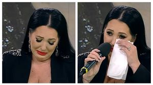 Angela Rusu în lacrimi la TV