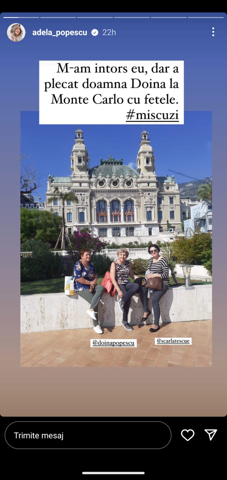 Adela Popescu s-a &icirc;ntors acasă, dar a avut o surpriză! &bdquo;A plecat&rdquo;. Mesajul transmis de soția lui Radu V&acirc;lcan